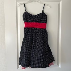 Vintage polka dot dress from ruby rox in size 5.